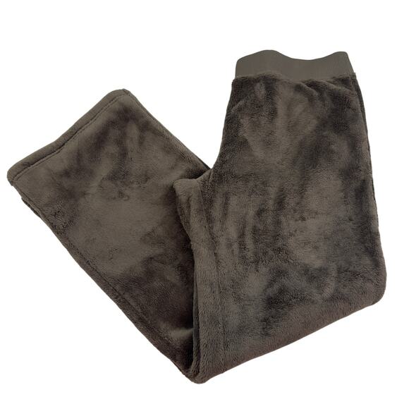 The North Face Osito Deep Pile Brown Cozy Fleece Fuzzy Pants Women’s Size XL - Picture 1 of 8
